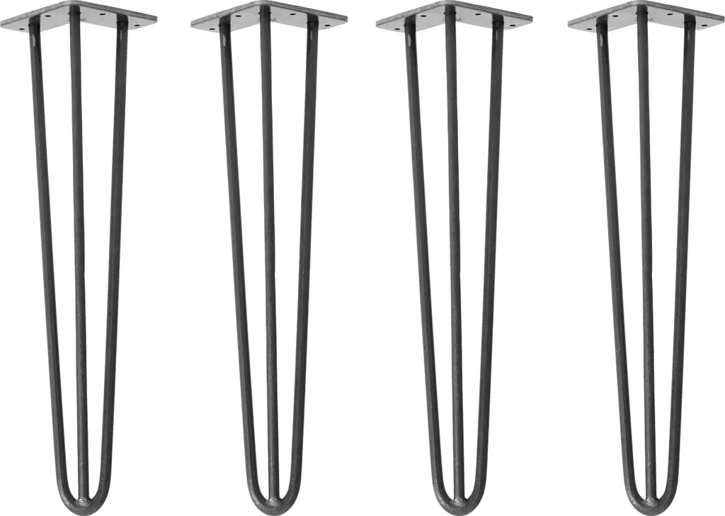 Natural Goods Berlin Hairpin Legs 50cm Antracite - 4 Pezzi per Mobili