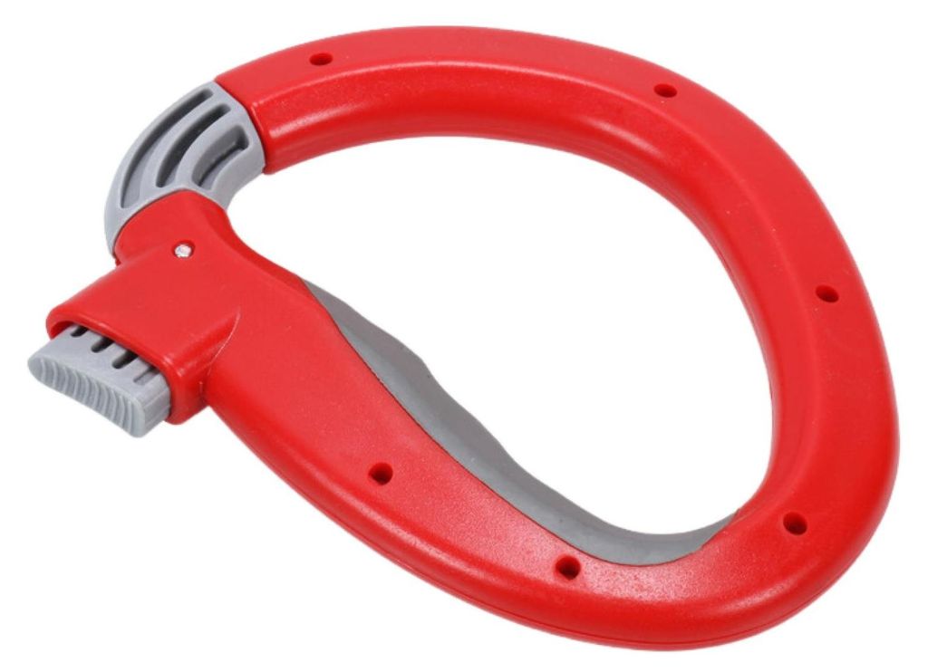 Tragegriff für Einkaufstüten, robust, ergonomisch, leicht, vielseitig einsetzbar, universeller Müllbeutelhalter, Kunststoffgriff, Tragehilfe