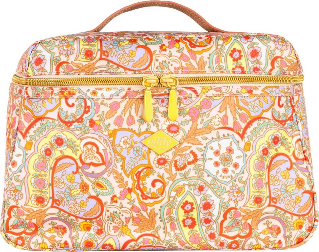 Oilily Kosmetiktasche Coco Beauty Case Shifting Sand bunt