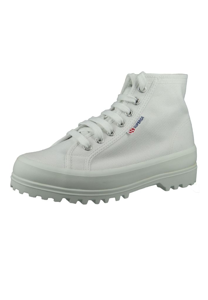 Superga 2341 Cotu Alp a Frauen Schnürung Segeltuch Stiefel Weiß – 5 UK - 38 EU - 7,5 US / Weiß