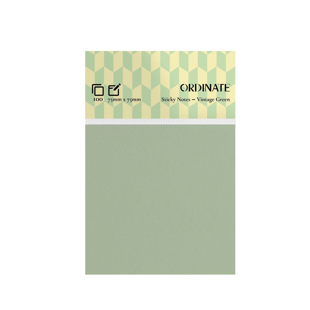 Ordinate-Vintage Green | Sticky Notes | Vintage Palette | Produktbild 