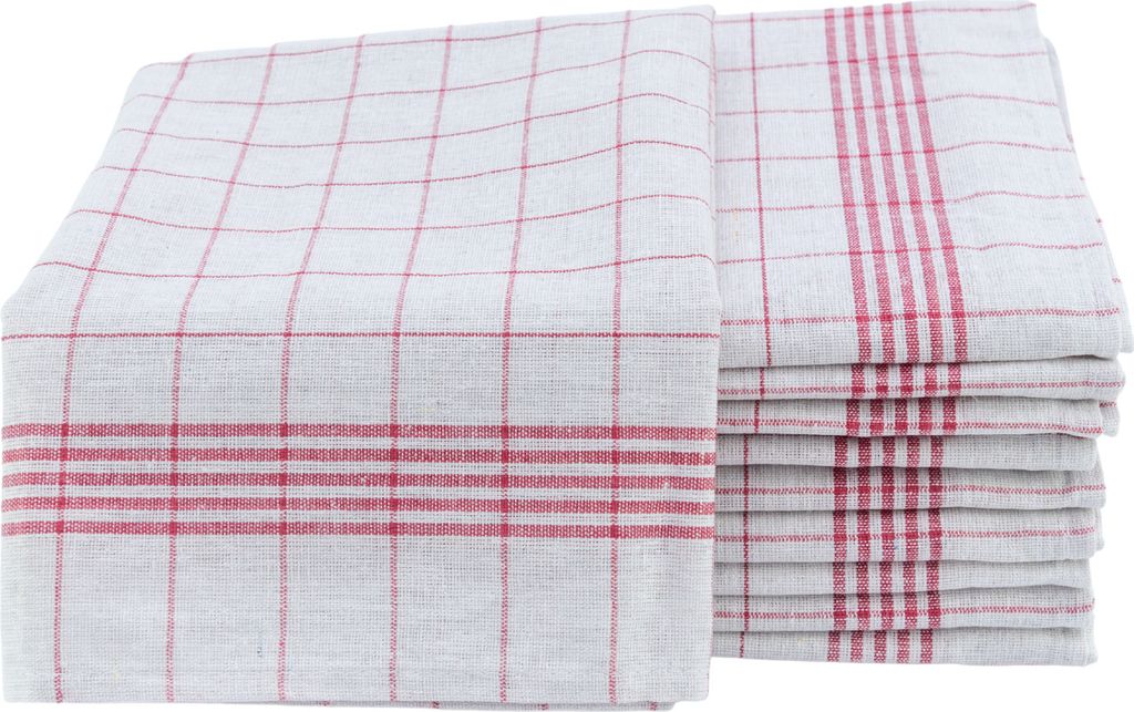 10er Set Geschirrtücher 50x70 cm 100% Baumwolle 60g Produktbild 