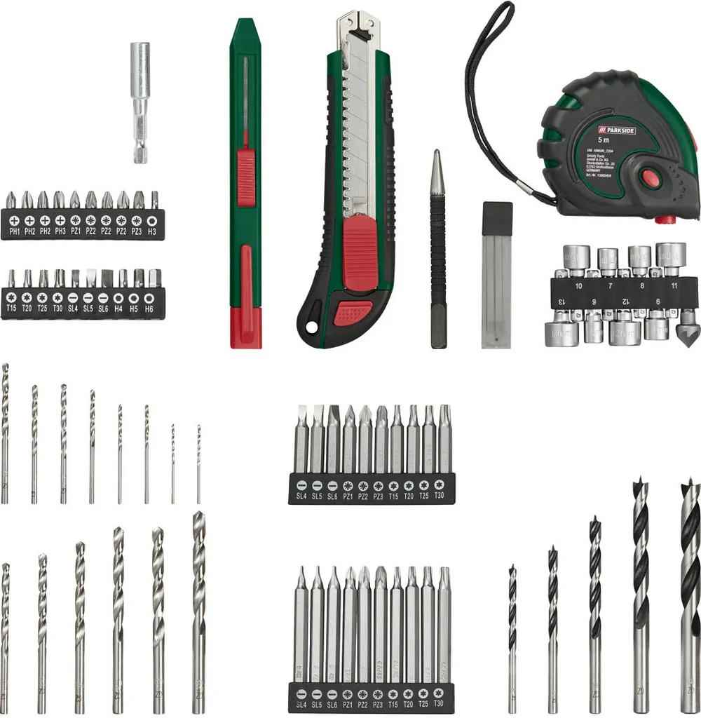 Kit Perceuse-visseuse Parkside 20V PABS 20-Li G8 avec sa batterie