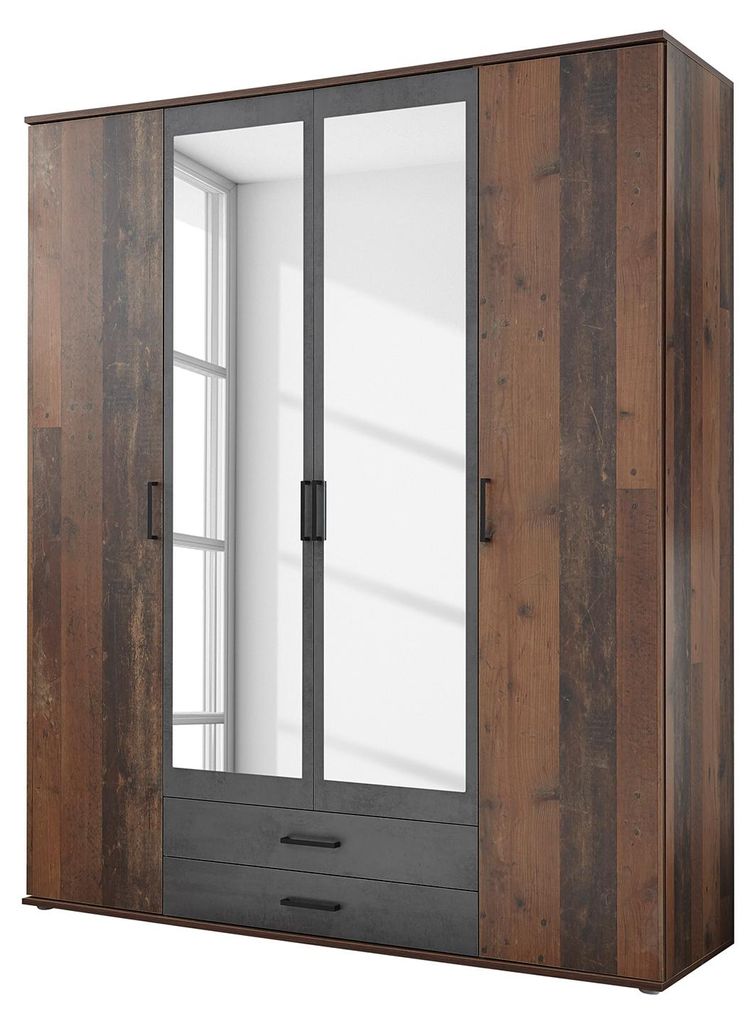 home24 Drehtürenschrank Sergeac Produktbild 
