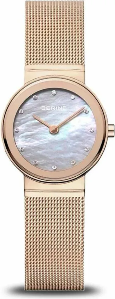 Montre Fine Femme Inrayable Bering Or Rose : Fini les Rayures sur Verre