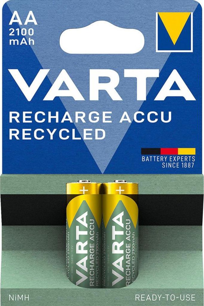 Varta Akku RECHARGE Recycled AA  HR6  2100mAh           Obrázek produktu 