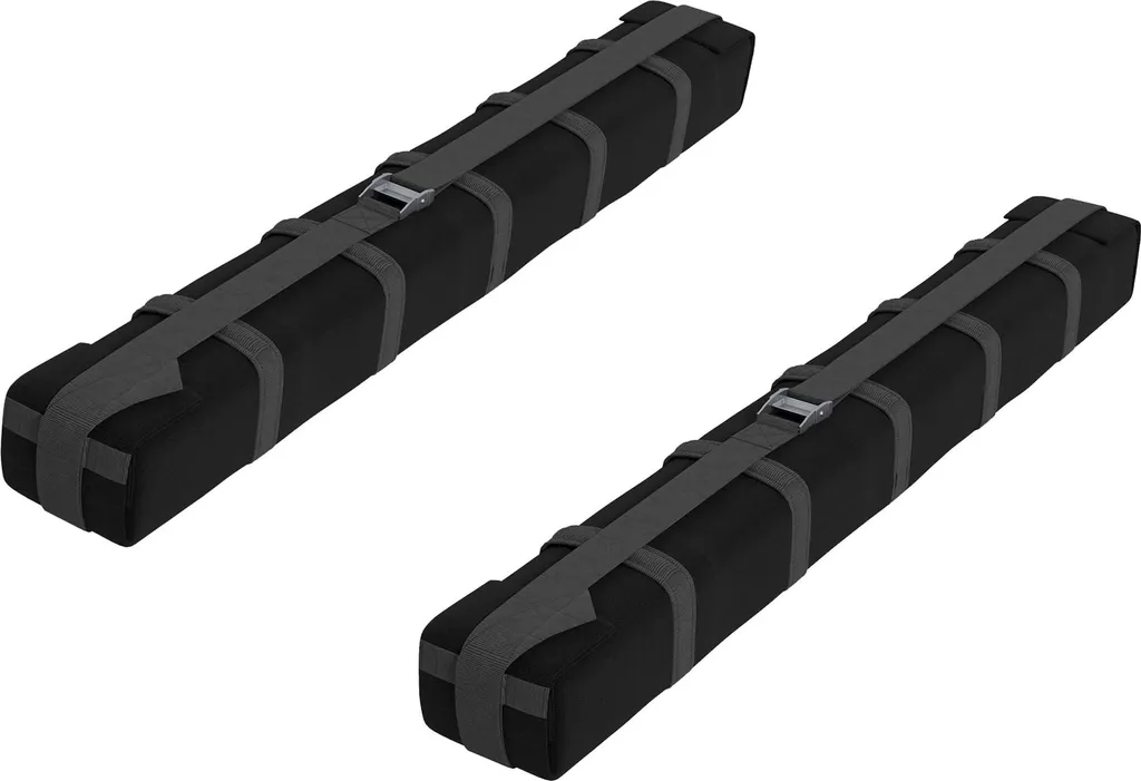 Galerie de Toit Universelle et Amovible - Barres Souples Auto 75kg Noir