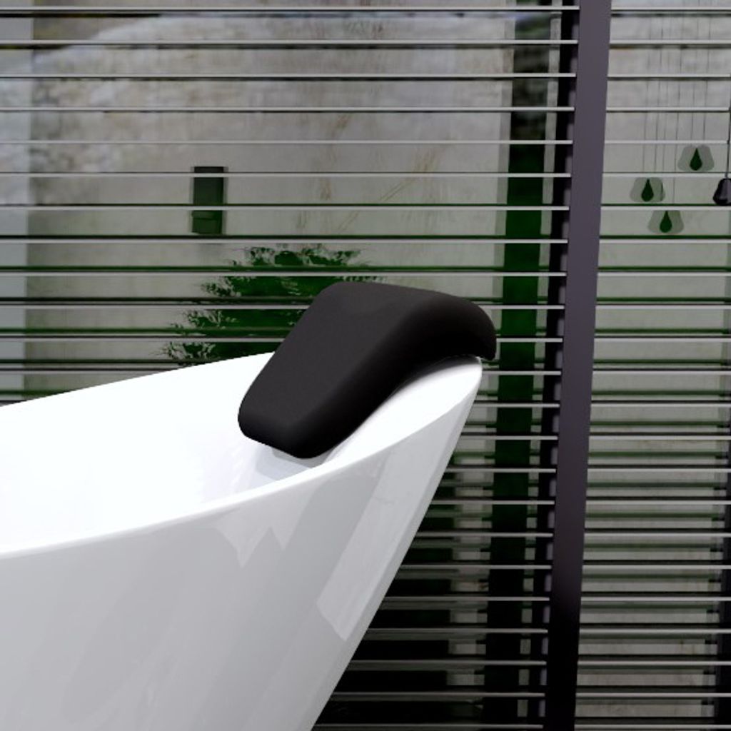 Kopfstütze KODI für Badewanne in Schwarz