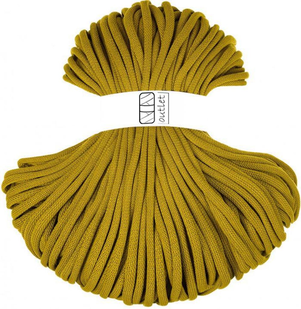 Würzig Gelb Flechtkordel 9mm 100m OUTLET
