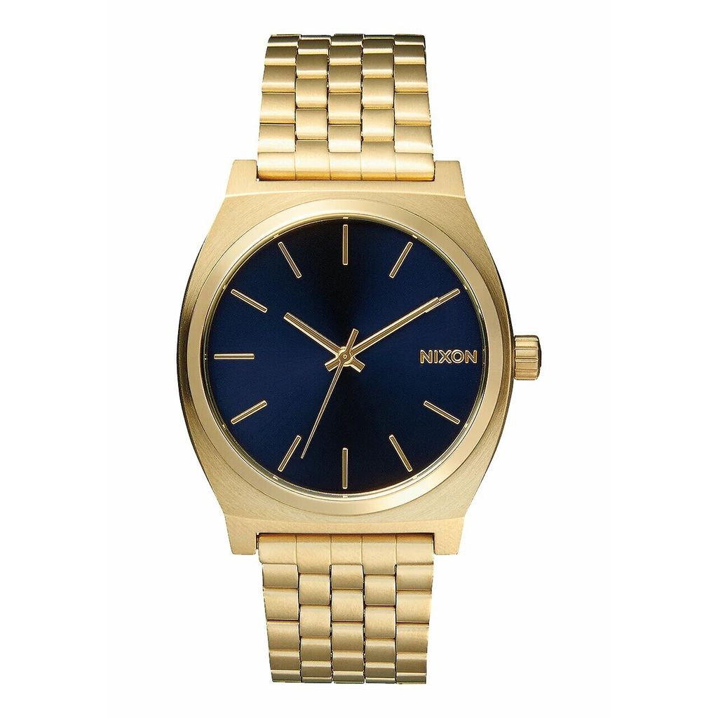 Nixon A045 1931 Time Teller Light Gold Cobalt Herrenuhr