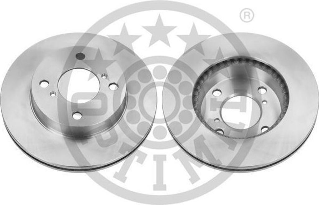 2x OPTIMAL Bremsscheibe BS-8322C vorne für NISSAN PIXO (UA0) 51 4mm 231mm