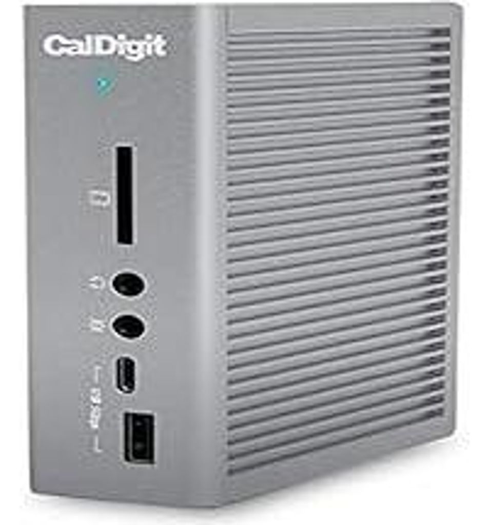 CalDigit TS3 Plus - Thunderbolt Station 3 (0.7M) Kabel - 85 W Aufladen, 7 x USB 3.1 Anschlüsse, USB-C Gen 2, DisplayPort, UHS-II SD-Kartensteckpla...