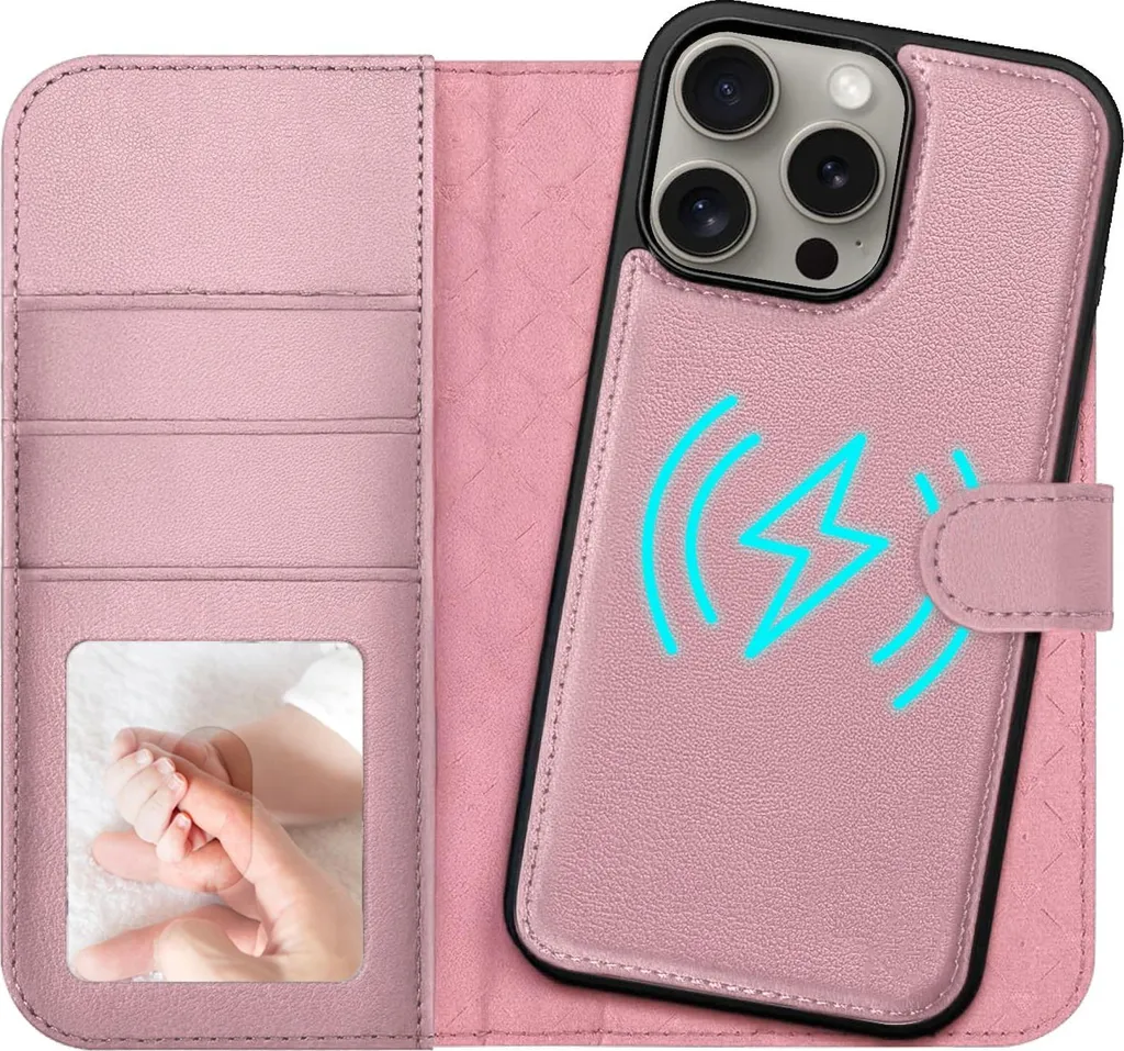 JETech Cover Magnetica per iPhone 16 6,1 Pollici Compatibile con