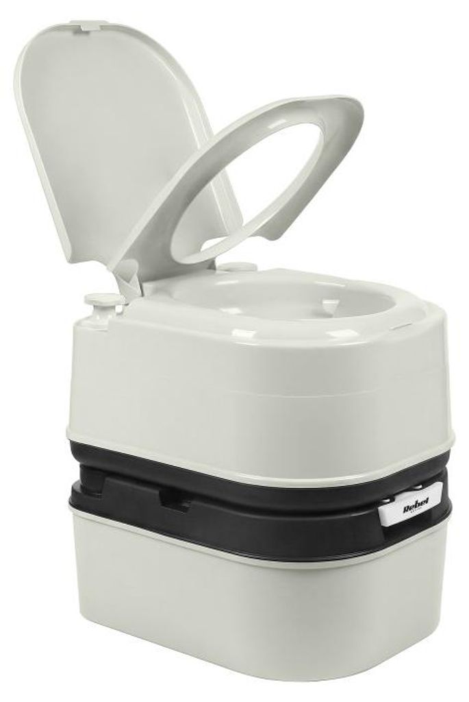 Rebel RBA-5101 Tragbare Campingtoilette 24 l / 20 l, weiß