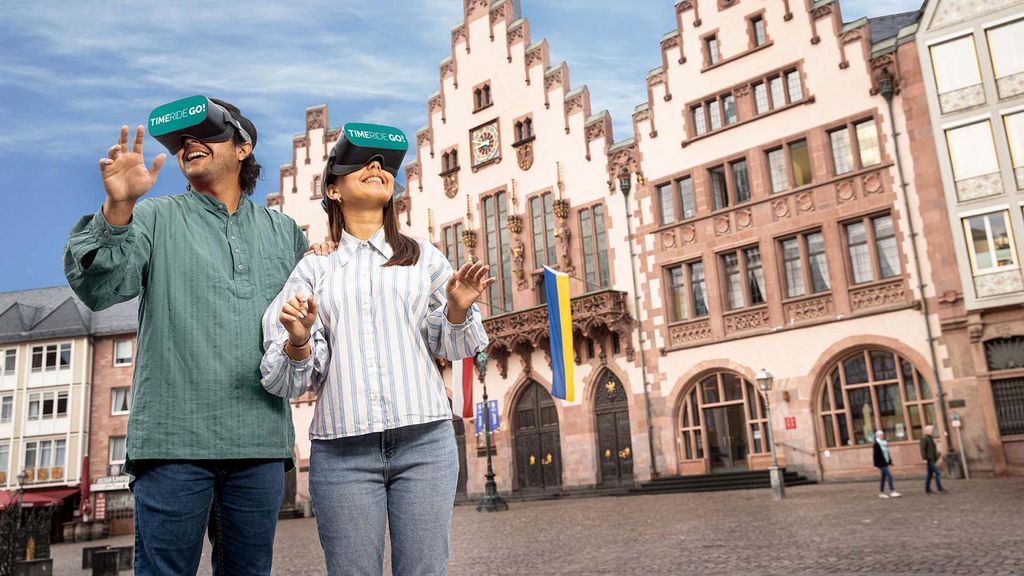 Jochen Schweizer Timeride Frankfurt (Paulskirche Tour); Erlebnis verschenken oder selbst erleben; Gutschein gültig für 1 Person