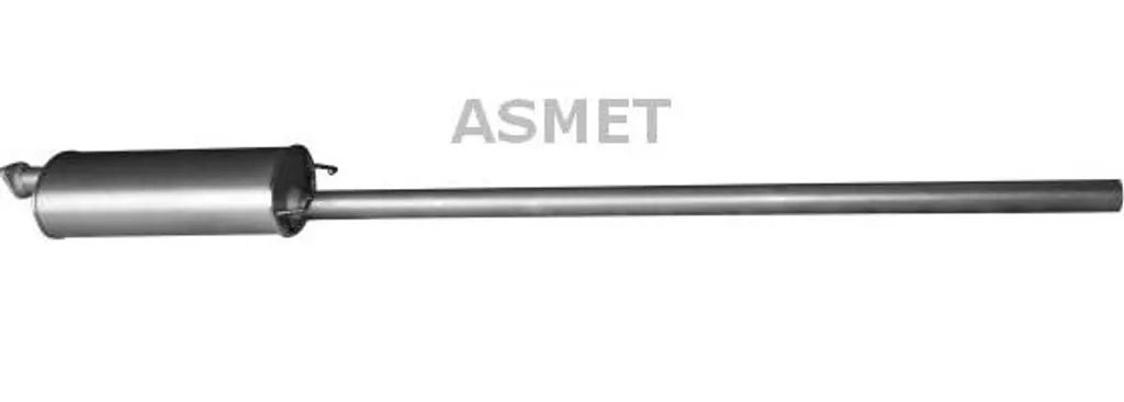 ASMET 7188 Silencieux central OE 1379658 pour Transit - Haute Qualité