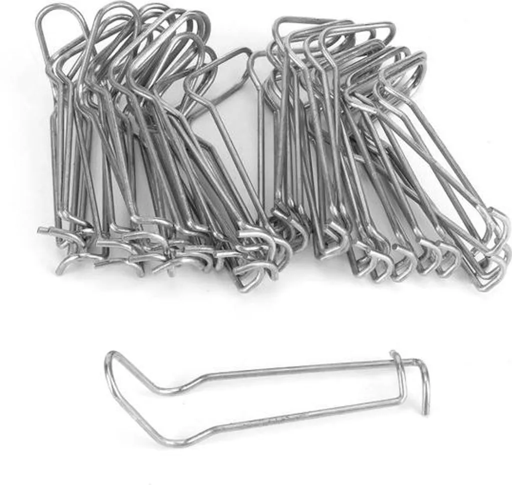 Clips pour bacs à fleurs en acier 16mm - Lot de 30 pièces robustes