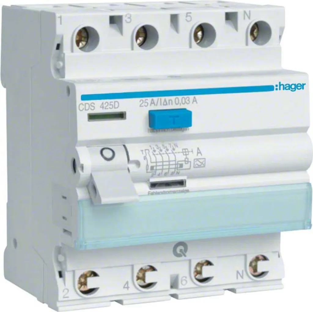 Protection des Personnes Hager CDS425D 30mA 25A pour Installation