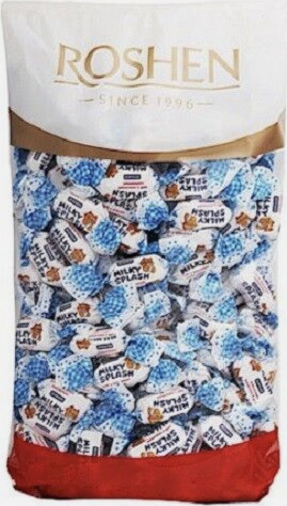 Roshen Milky Splash Milchbonbons  Weichkaremelle 1 kg Produktbild 1
