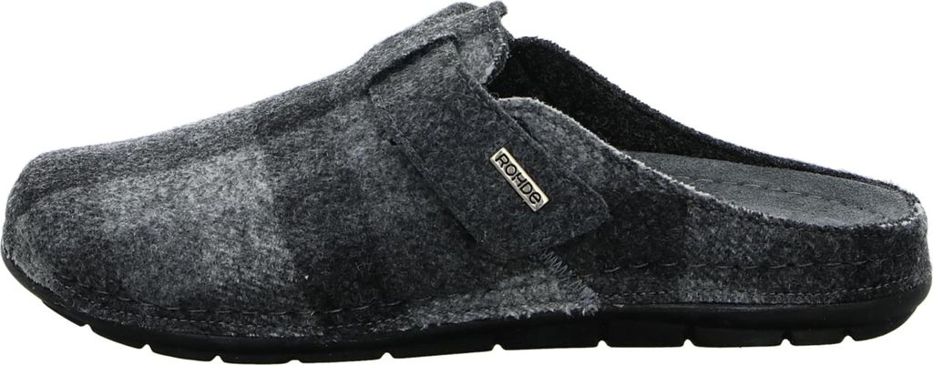Rohde Hausschuhe Herren 31383930353933 Grau 47 EU