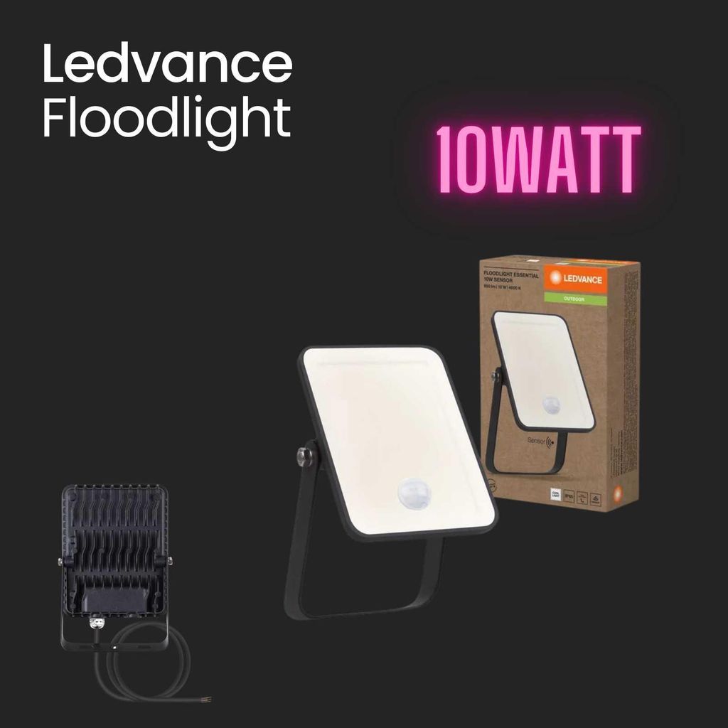 Fl Essential Sensor 10W 840 Bk