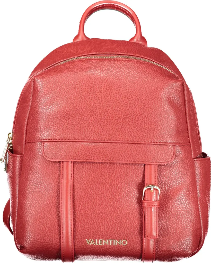 Petit sac à dos rouge élégant - Finition recyclée et durable pour femme