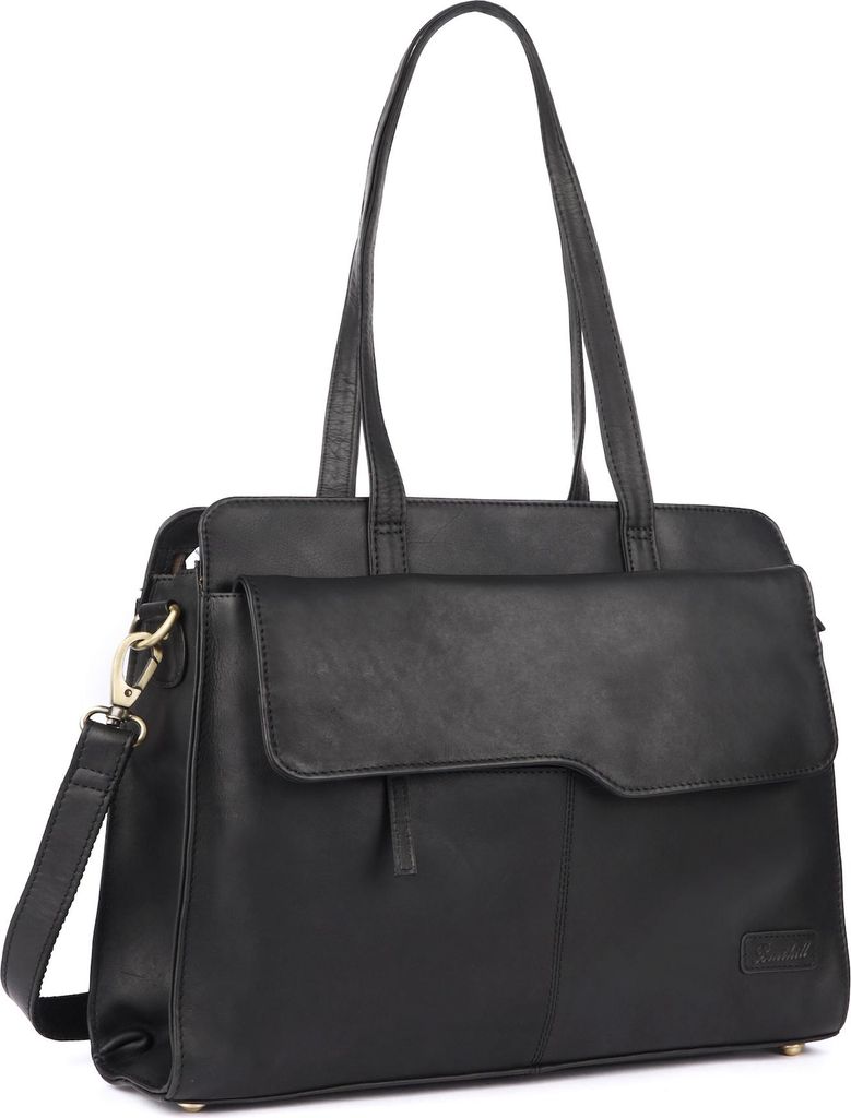 Benthill Handtasche Damen Leder | Businesstasche aus weichem hochwertigem Rindsleder | Vintage Laptop-Tasche | Henkeltasche Groß | Schultertasche ...