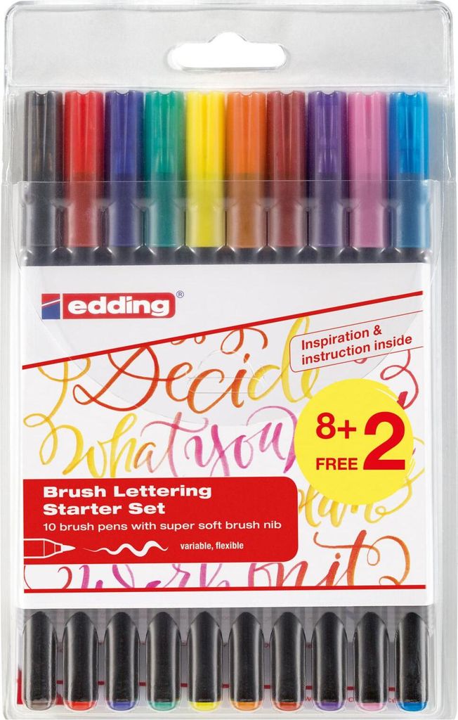 edding 8+2-tlg. Brushlettering Starterset 1340 Produktbild 
