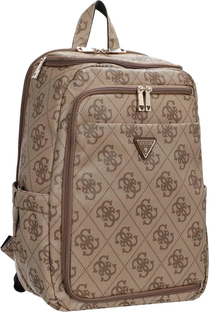 Sac à dos polyvalent Berta U-Zip - Grand compartiment et logo charbon - 5