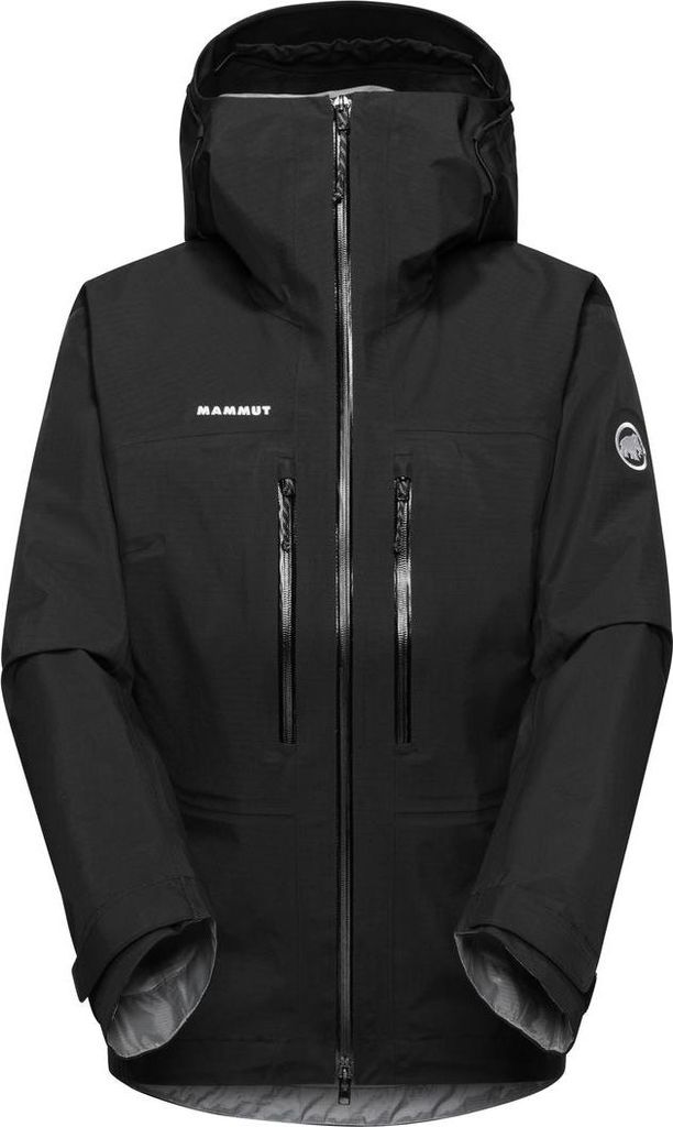 Taiss HS Hooded Jacket Women, Hardshell Jacke Damen - Mammut, Farbe:black, Größe:XL