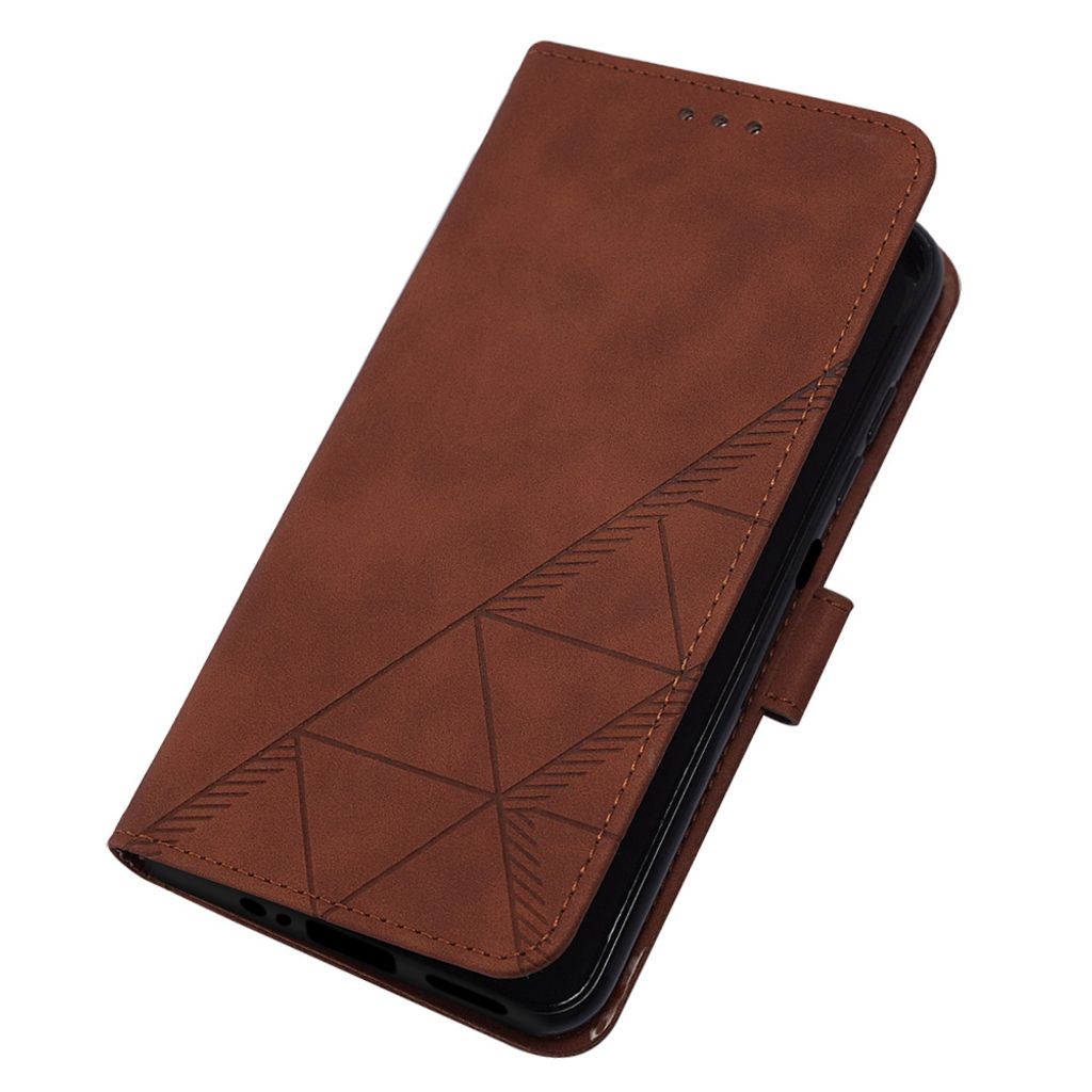 Cover A Libro Per OPPO A38 4G - Custodia Portafoglio In Pelle Con Supporto E Slot Per Carte - Nero