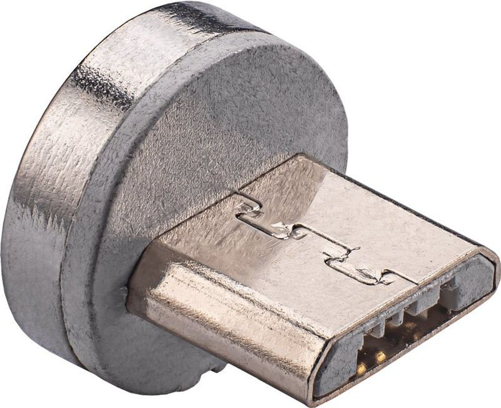 Ersatz Magnet Adapter Stecker micro USB Akyga AK-AD-67 für Ladekabel