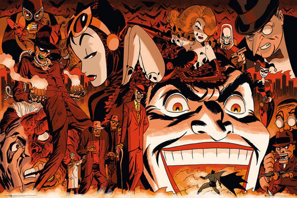 Batman - Poster - Comic - Villains