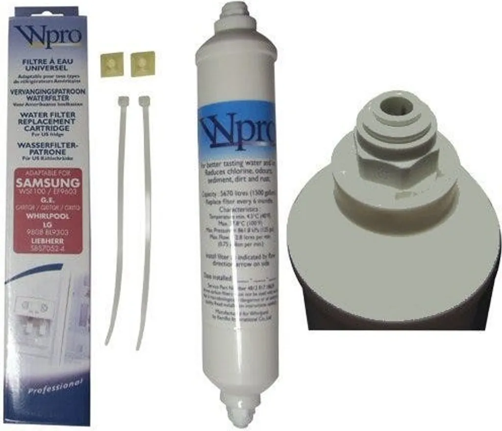Filtre frigo américain Wpro SMS200 Essentials à charbon actif puissant - 3