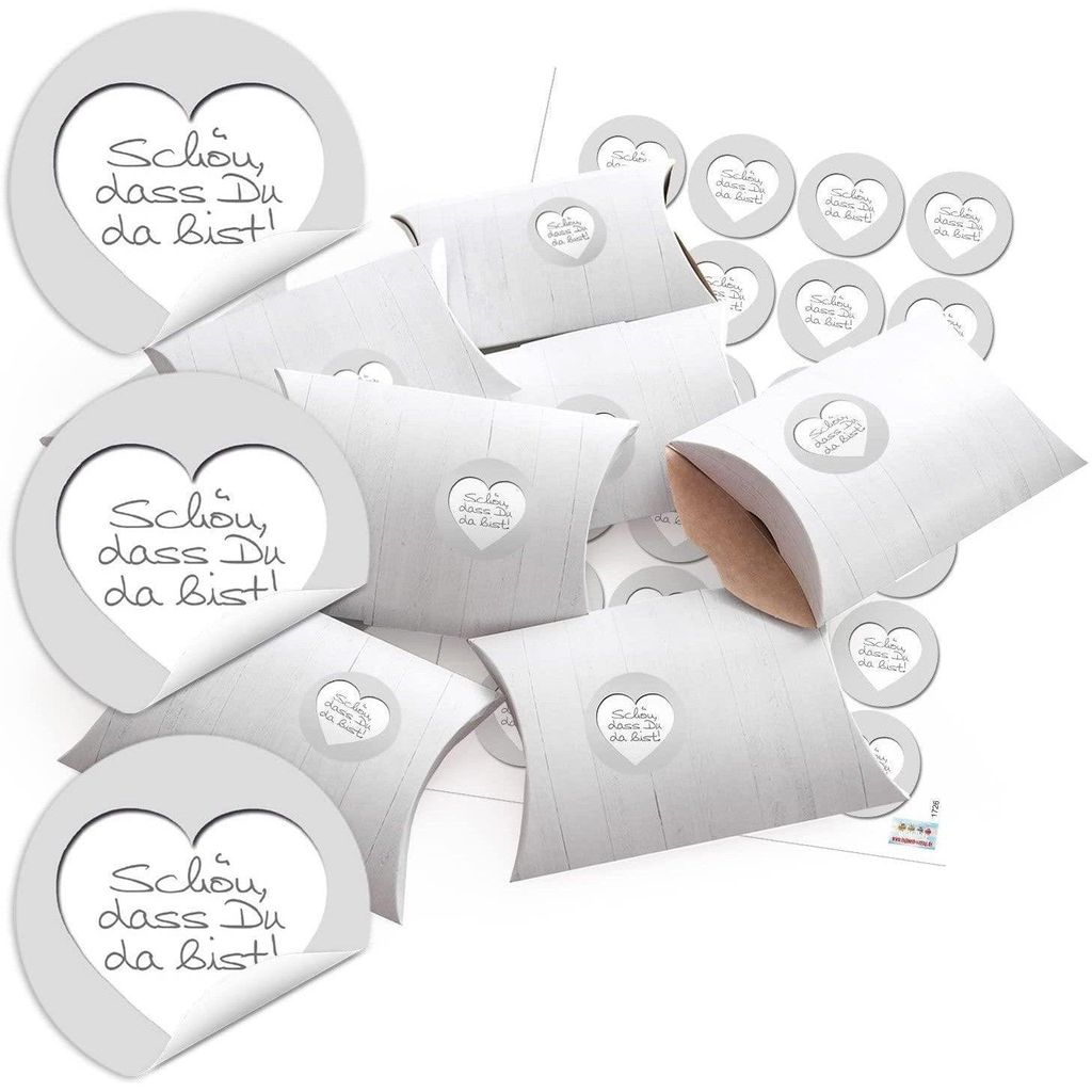 24 kleine Geschenkschachteln Geschenk-Boxen Karton Produktbild 