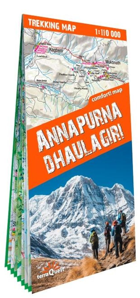 terraQuest Trekingová mapa Annapurna a Dhaulagiri Obrázek produktu 