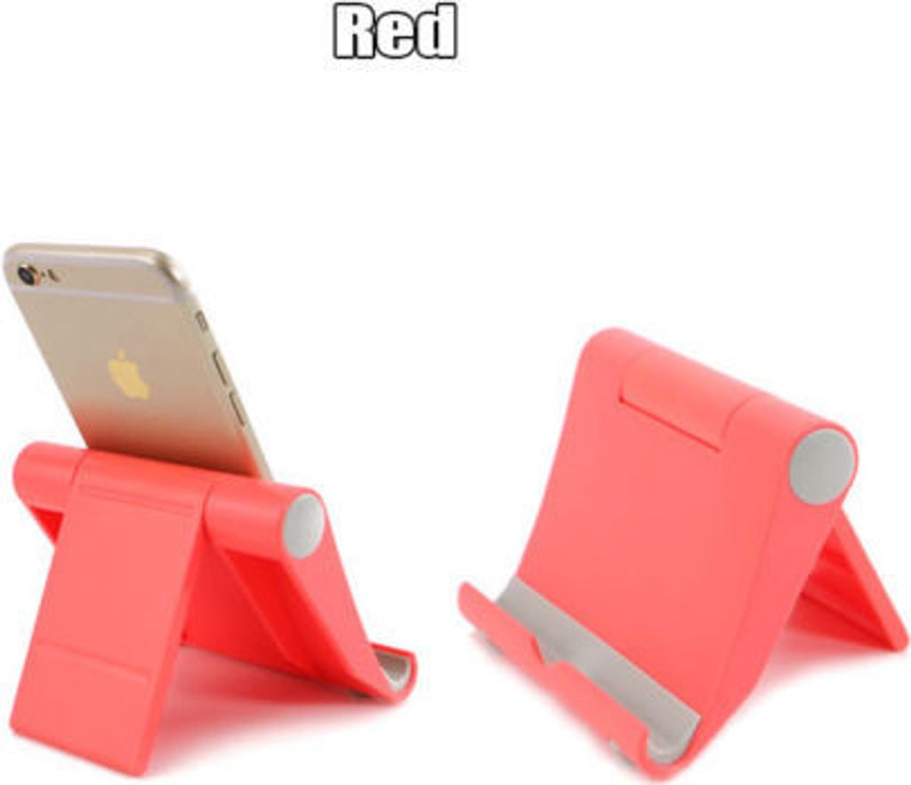 Universal verstellbar Tragbarer Schreibtisch-Tablettenhalter für alle Smart-Phone iPad Luft rot