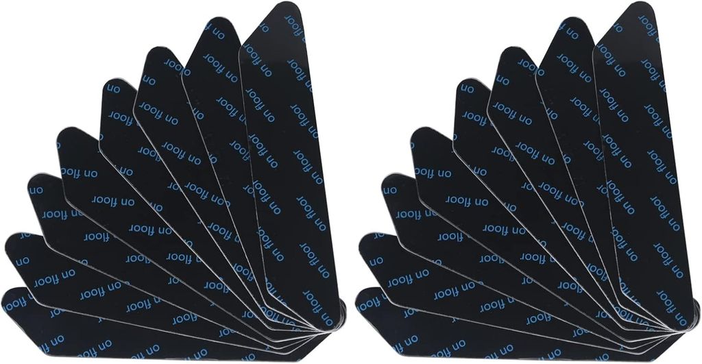 Teppichgreifer Antirutschmatte, 16 Stš¹ck Doppelseitige Anti-Curling Rug Gripper, Teppich Antirutschunterlage fš¹r Teppiche und B?den, Waschbar...