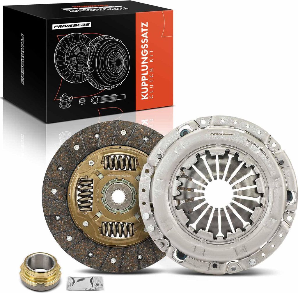 Frankberg 1x Kupplungssatz für Chevrolet Aveo/Kalos Schrägheck Stufenheck Rezzo MPV Daewoo Kalos Lanos Nubira Wagon Opel
