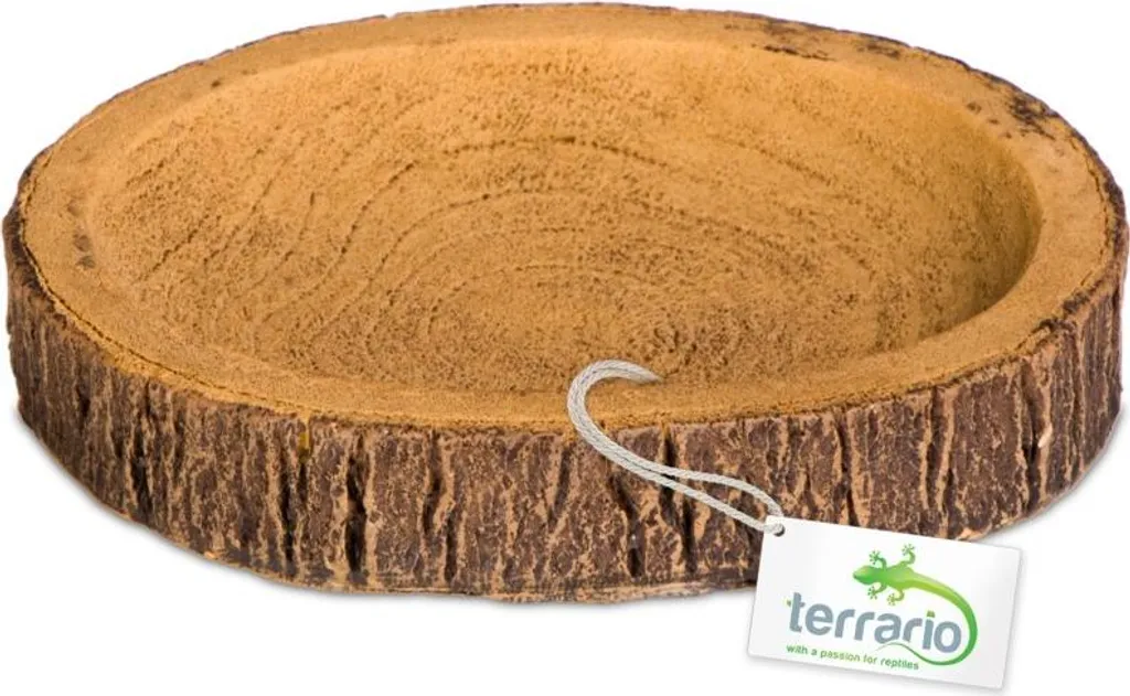 Terrario Tree Ring Bowl S : Gamelle ultra-plate aspect tronc 9.5x7.5 cm