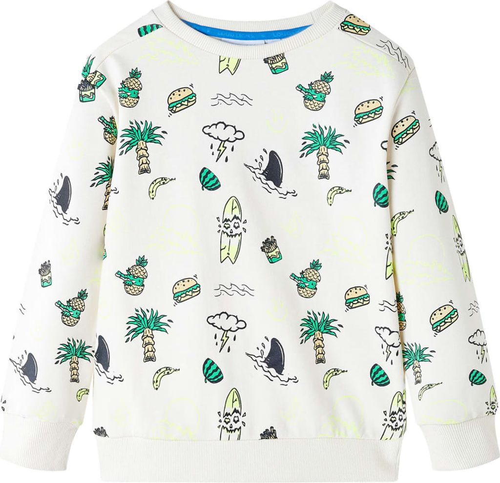 "2026 Aktion"Kinder-Sweatshirt - Modernes und langlebige - Helles Ecru 140 Promotion845849 - Arbeitshosen