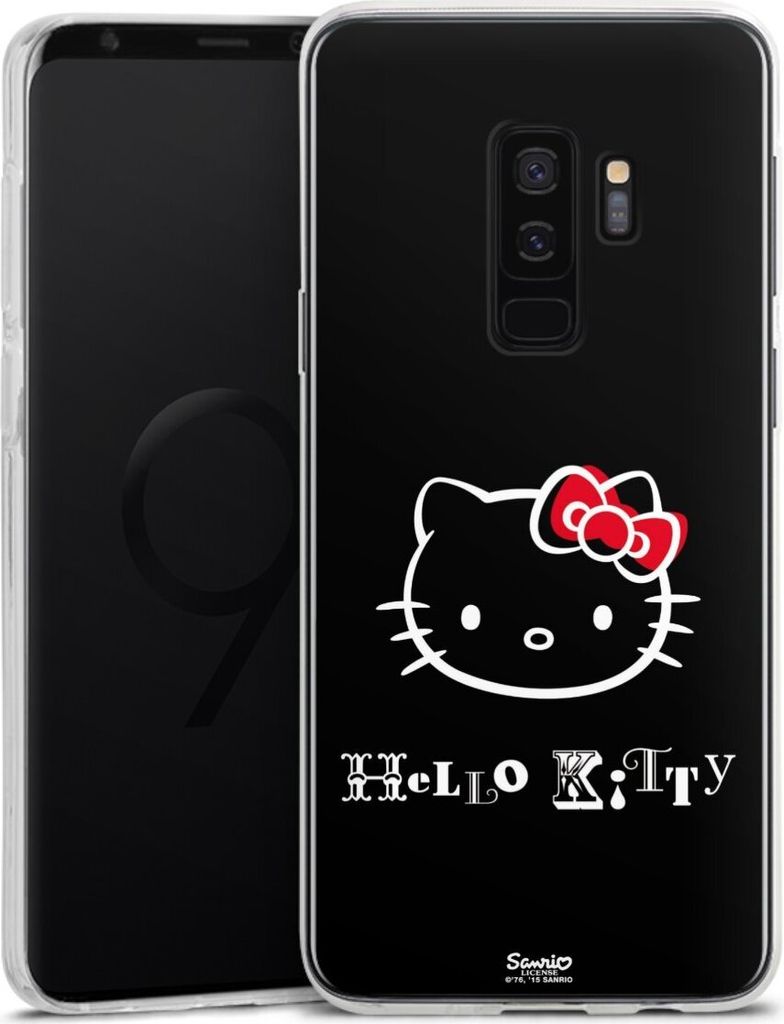 DeinDesign Handyhülle für Samsung Galaxy S9 Plus Duos Silikon Hülle Case Smartphone Schutzhülle Fanartikel Hello Kitty Kawaii