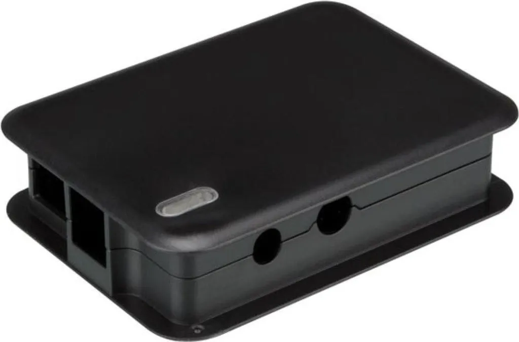 Custodia Elegante per Raspberry Pi Nera | Design Sottile e Protettivo