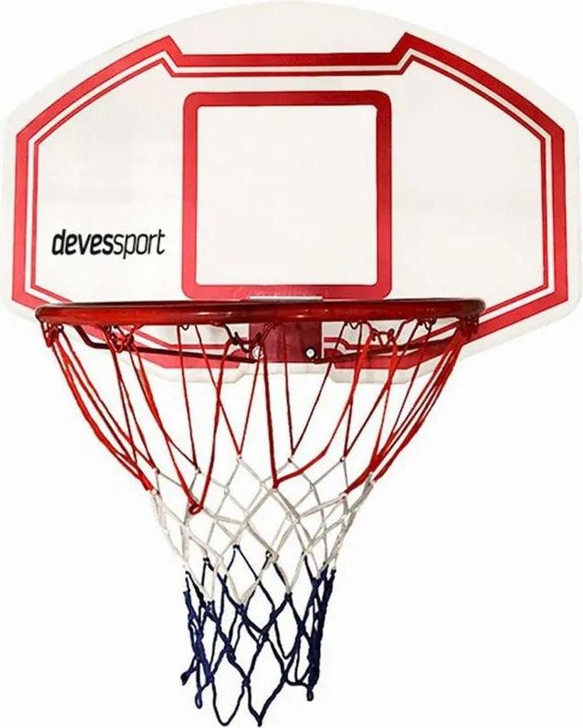 Devessport Wandmontierter Basketballkorb Rot Rot One Size