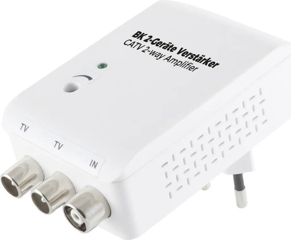 Amplificateur Signal TV 47-862MHz avec Gain Réglable Shiverpeaks BS15