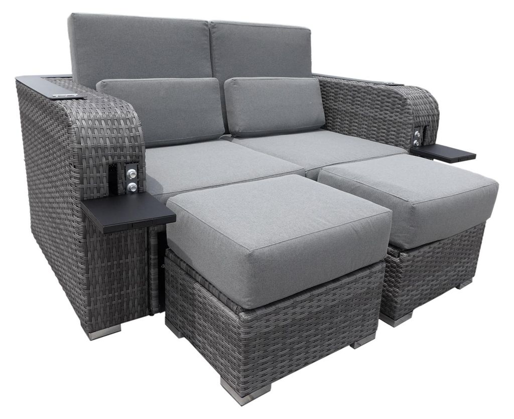 HOME DELUXE - Strandkorb HOLBY inkl. Abdeckung - 160 x 69 Produktbild 