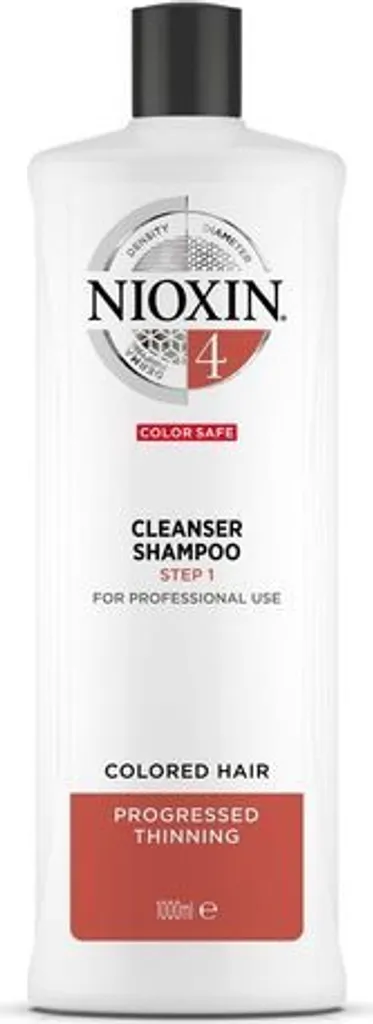 Nioxin 4 Shampoo 300ml | Addio Capelli Diradati e Sbiaditi