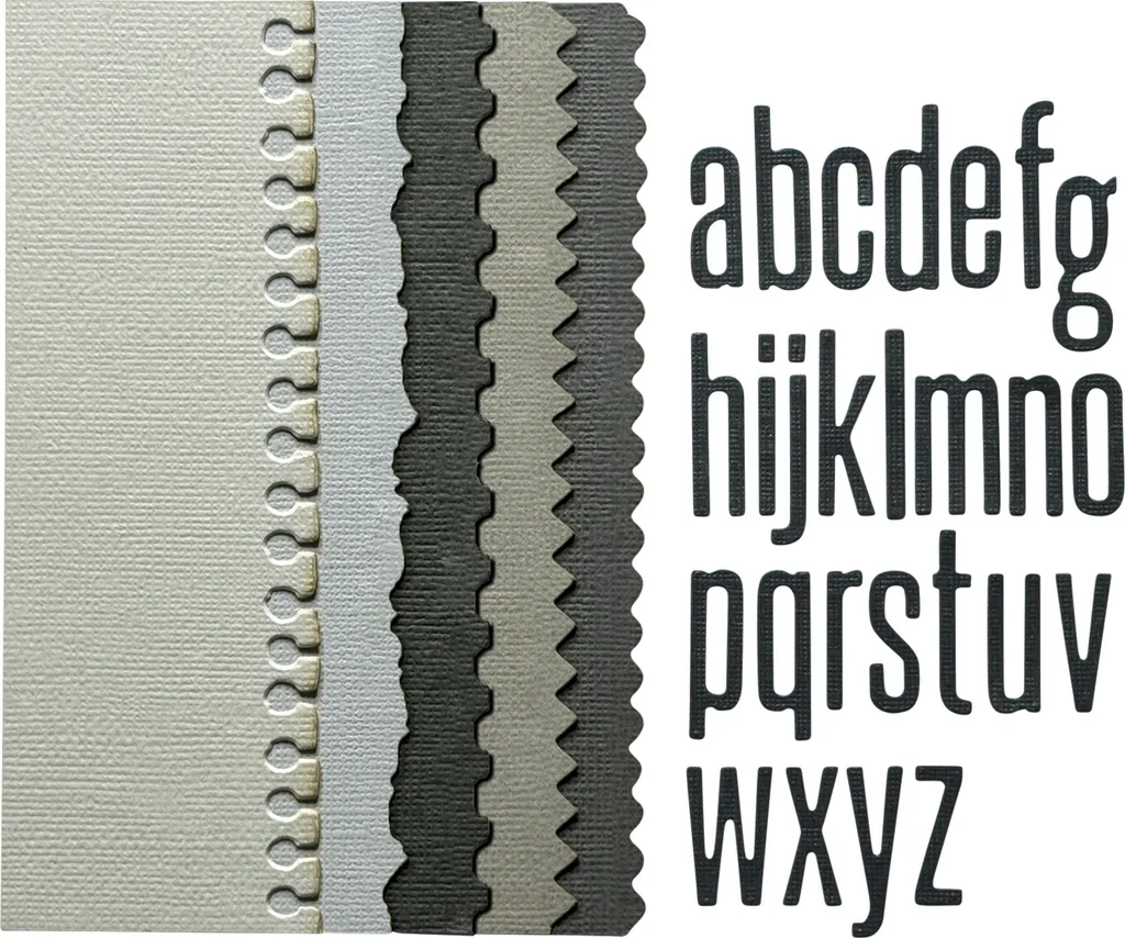 Matrices de découpe Sizzix Thinlits Vault Edges pour Scrapbooking DIY
