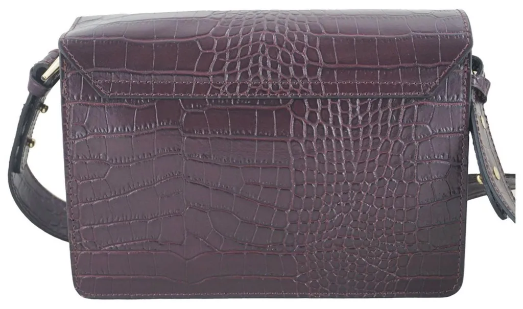 Sac à main Barberini's 7475 cabas en cuir grainé pour femme marron