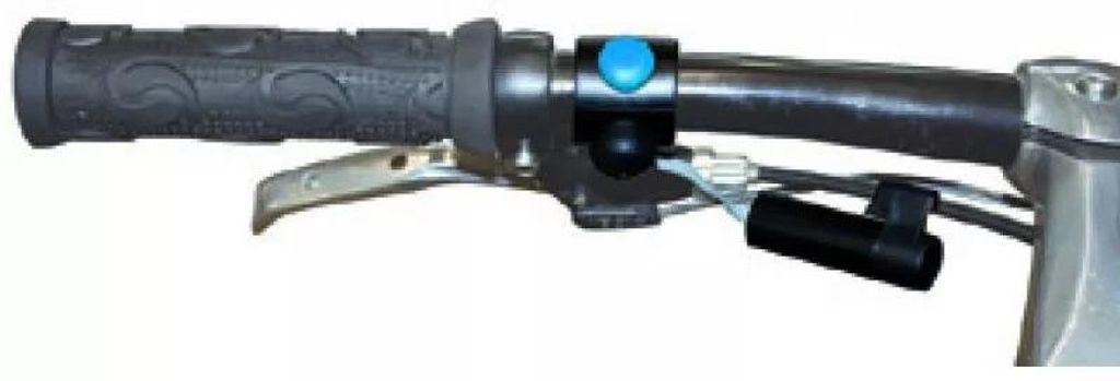 M-Wave Sonnette Électrique Vélo – 120 DB, Silicone, Fixation Rapide Sans Outil Pour Guidon 22,2-31,8 Mm